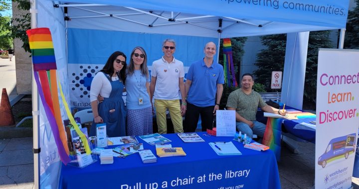 Westchester Pride event with WLS Digital Equity team