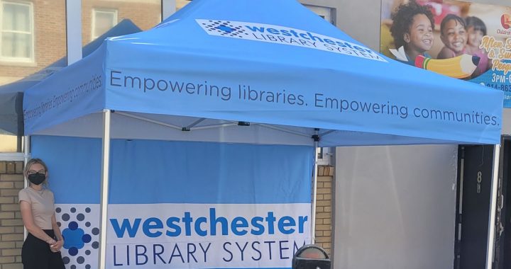 Westchester Library Digital Equity booth