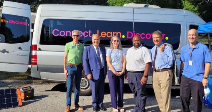 From left: Terry Kirchner (Executive Director, WLS), Assemblymember Nader Sayegh (District 90), Dana Hysell (WLS), Westchester County Legislator Christopher Johnson (District 16), Westchester County Executive George Latimer, Joe Maurantonio (WLS)